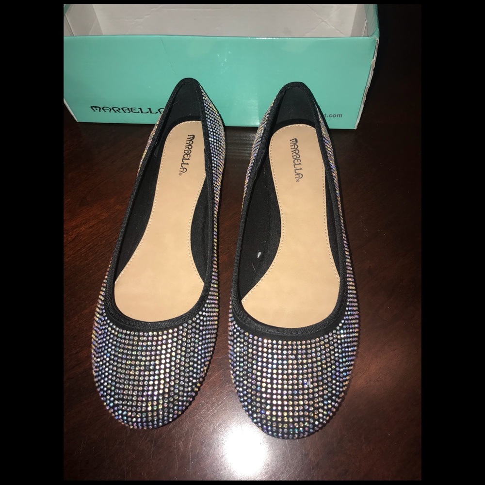 Rhinestone flats